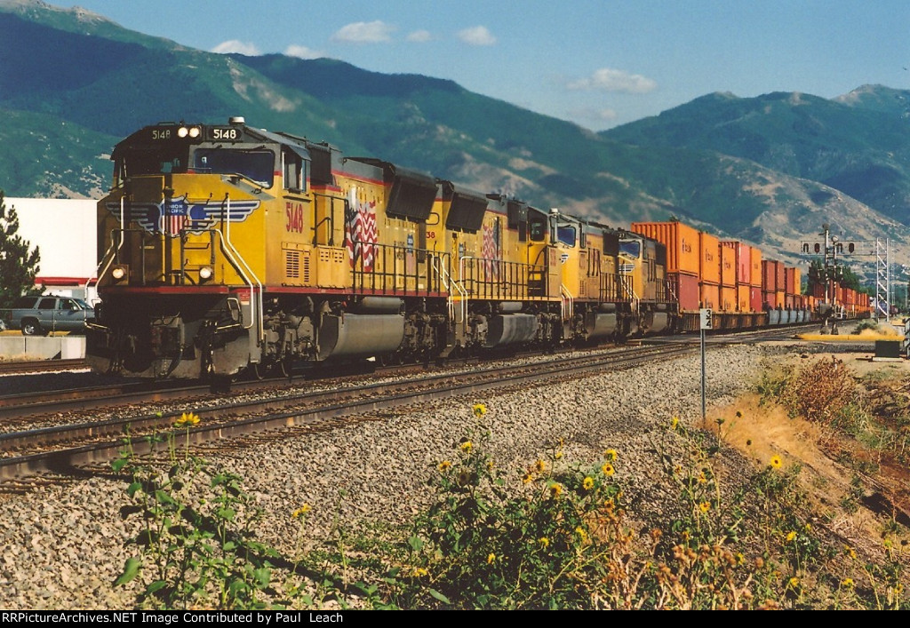 Eastbound stack train